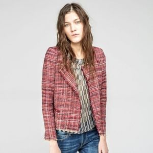 Etoile Isabel Marant Gaylord Tweed Blazer Jacket